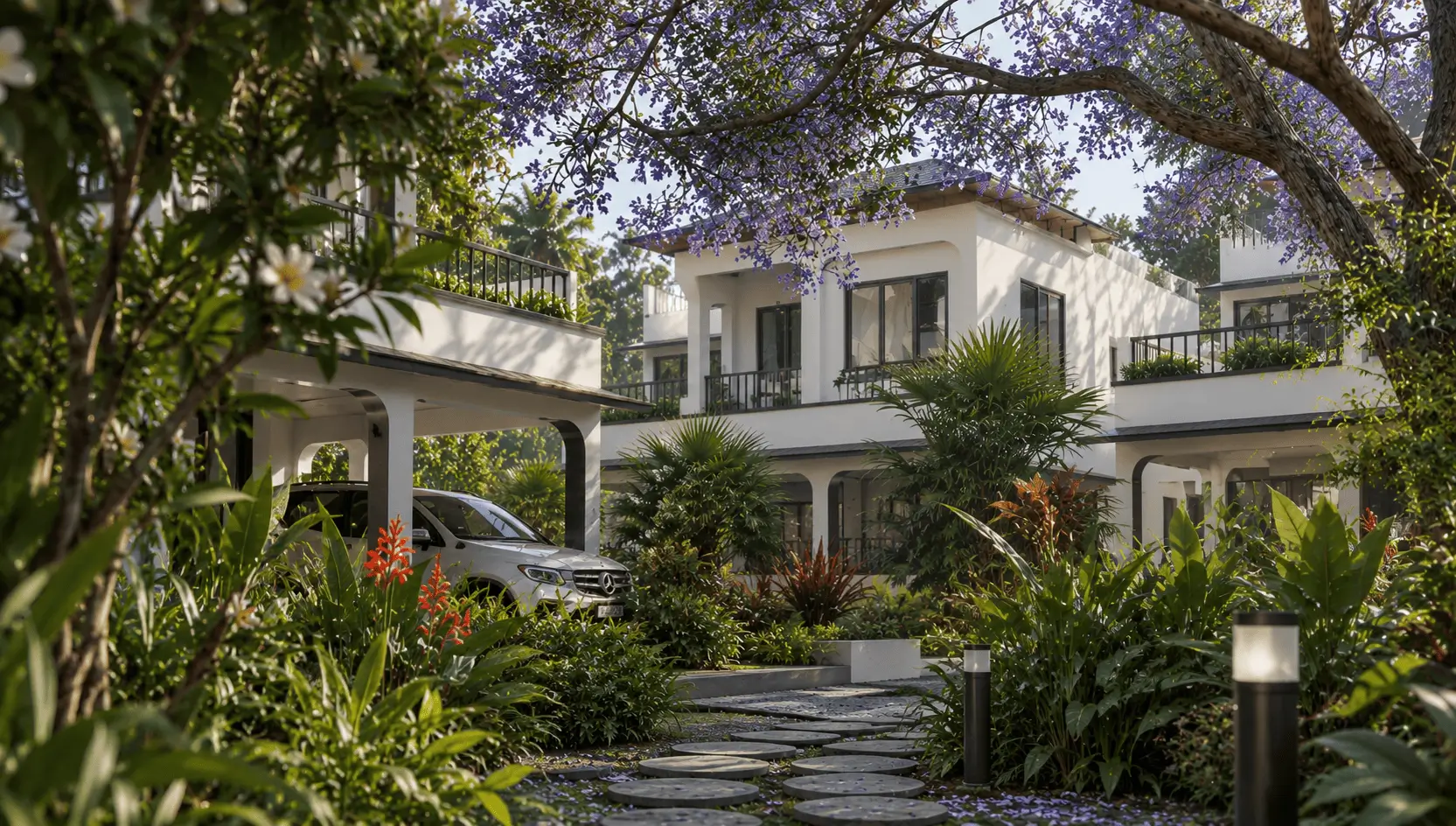 Lush Courtyard Villas
